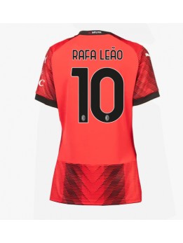 Ženski Nogometna dresi replika AC Milan Rafael Leao #10 Domači 2023-24 Kratek rokav